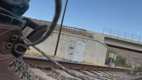 Tiny on the Railroad Tracks – Giantess POV ASMR