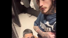 Bathroom Bliss: Handjob and Blowjob Fetish Fun with Gay Partners