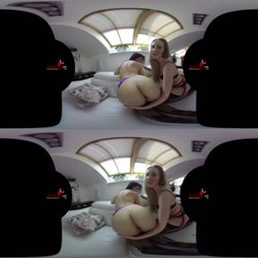 StockingsVR - Anal Strap on Milfs