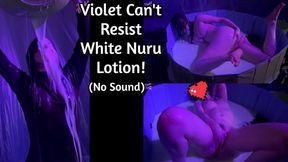 Violet Can't Resist Sexy White Nuru Lotion (No Sound)