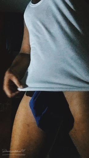 Hot Slutty Husband Seducing Him' Self with Hot Lingerie and Get Turn on