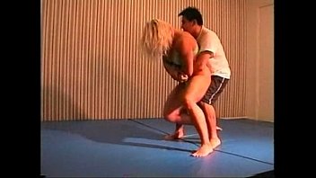 Flamingo Mixed Wrestling mw076-02 - Christine vs Stan Part 2