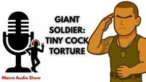 Giant Soldier. Giant Cock. Tiny Punishment.