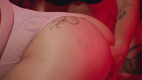 two big ass girls and one guy make a live sex show in front of a webcam