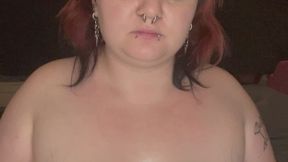 titty play with pierced slut