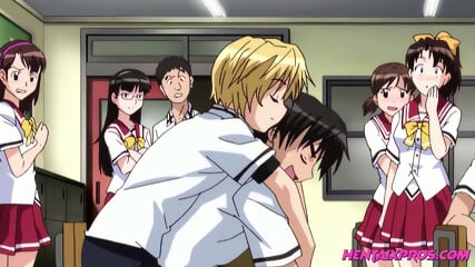 Uncensored Hentai Pussy Fingering and Facial Cumshot