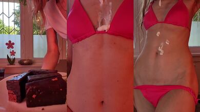 Summer whipped cream and a sweet sinner’s big clit