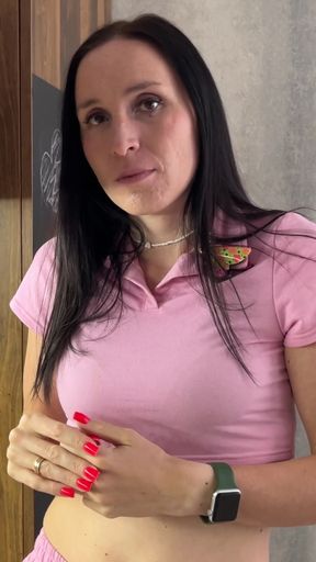Thrilling moment from &quot;She Found Out Her Boyfriend Cheated - I Gave Her a Blowjob Therapy in the Kitchen (POV)&quot;