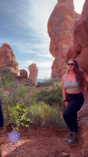 POV Cum All Over Big Boobs Fucked a Stranger in Nature Scenic Hike