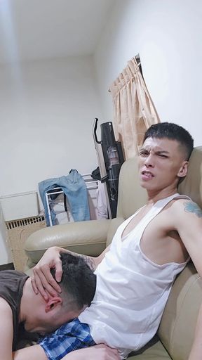 Neighbor Gives Head Adter Work