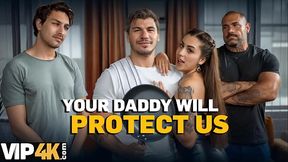 VIP4K. Brunette babe chose wisely whom to fuck...