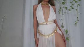 Horny Goddess cumming fingering pussy