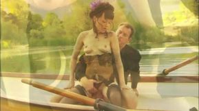 Hard Blow Job and Rough Sex in the River