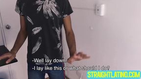 My hard cock gets sucked by sensual twink Bam Bam after I massage his body