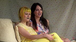 Frida Sante, Liz Rainbow And Melody Petite - Beautiful Spanish Slut Gets Disgraced Like A Pig!