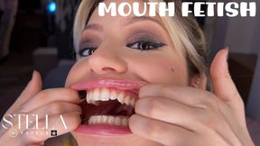 Extreme Mouth Spreading & Throat Closeup:Wide Open Mouth Fetish