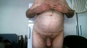 Coach Karl Belly and Nipple Rub