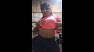 NOBLE BUSTY STEPMOTH FLIRTS WITH HER BOSS VIA VIDEO CALL