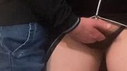 OMG! Touching Juicy Pussy In Subway - Penetrating in Sexy Panties