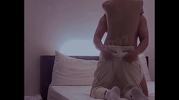 A passionate night for a gay couple