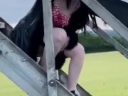 Is it disrespectful to pee on a landmark?