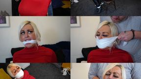 Busty blonde personal investigator cally gets chair tied and multi gagged (mp4)