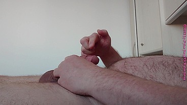Das Sperma von Nylonjunge im Glas 1 ** Anwichsen **