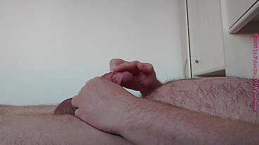 Das Sperma von Nylonjunge im Glas 1 ** Anwichsen **