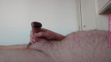 Das Sperma von Nylonjunge im Glas 1 ** Anwichsen **