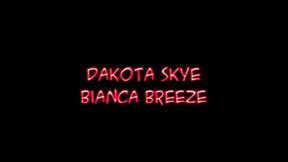 bianca breeze and dakota skye threesome blowjob facial