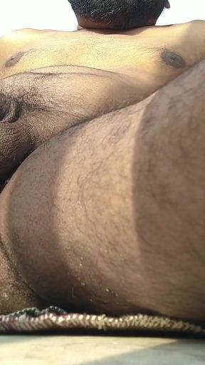 Big Ball Bouncing &amp; Kegel Exercise with Indian Pierced Dick   Clip 1