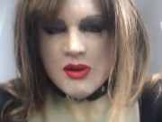 Linda the MILF 2 (female mask, trans, crossdressing, transformation, legs, pantyhose)