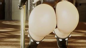 Bowsette Moviendo ese Culo en el Tubo