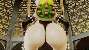 Bowsette Moviendo ese Culo en el Tubo