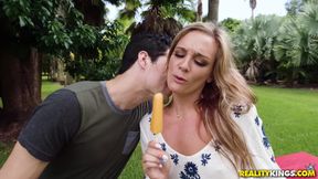 Xander Corvus' Wild MILF Passion in Steamy Outdoor Heat