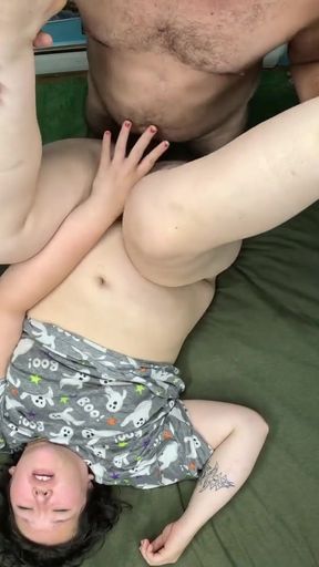 stepbrother was to hard and couldnt take it   Clip 1