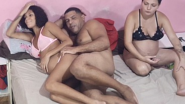 Trisal anal amador - grávidas - gestantes