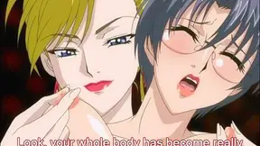 Busty MILF Neighbors Moan Tease Each Other in Horny Hentai Fantasy