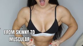 From skinny to muscular - OnlyVanessa (custom clip)