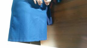 Curvy Mature Woman - Video From a Shopping Mall Fitting Room