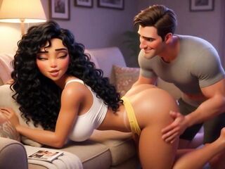 Stepfather Lastly Gives In to Years of Wish for His Stepdaughter’s Flawless Big Round Backside (AI generated)