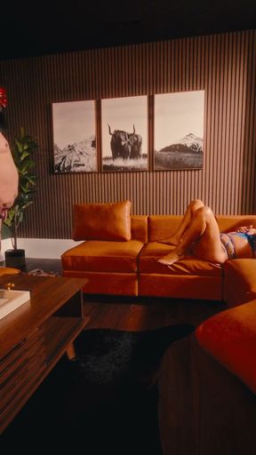 Sexy Brazilian Calixta Relaxes Her Man After a Hard Day