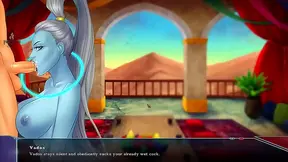 Dragon Ball Z – Android 18 Rides Vados for Rough Sex & Orgasmic Blowjob
