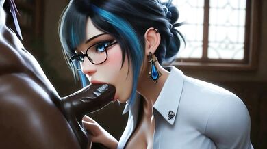 3D anime sluts gagging on thick loads while their tight holes stretch wide open