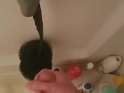 i tell my step-sister suck it slut! does ANAL with her FACE in the toilet!