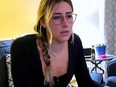 Amateur striptease and Solo masturbation