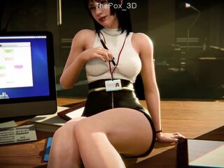 Last Dream - Gentiana + Jill Warrick + Benedikta Sexy Office WM Color Grading (No Sound) By InitialA Animation CG Anime