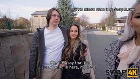 Busty beauty Jennifer Mendez seduced in surprise threesome with Veronica Leal