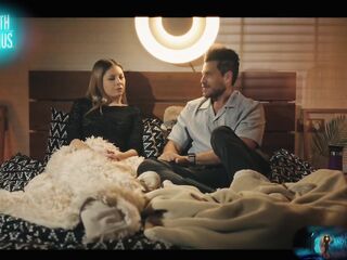 IN COUCH WITH REBECCA VOLPETTI . ITALIAN X STAR!