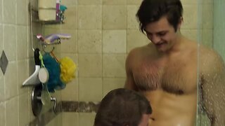 Bisexual sex in the shower with charlie